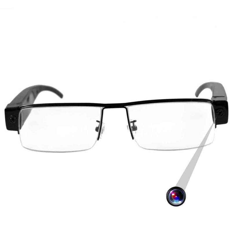 Lunettes de vue mini caméra espion FULL HD 1080p Micro SD USB 16 Go